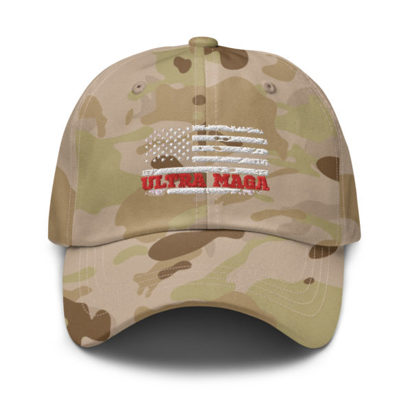 Ultra Maga Multicam Camo Hat Arid Front