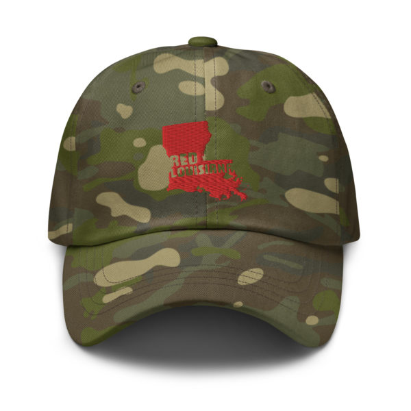 Red State Louisiana Multicam Camo Hat Tropic Front