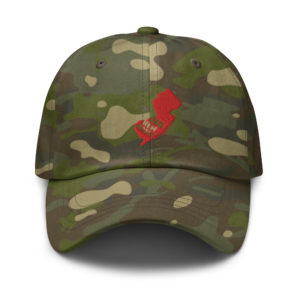 Red State New Jersey Multicam Camo Hat Tropic Front