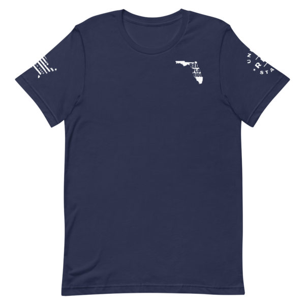 Unisex Staple T Shirt Navy Red Florida