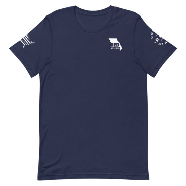 Unisex Staple T Shirt Navy Red Missouri