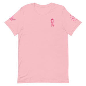 Breast Cancer Ribbon Shirt Pink Front