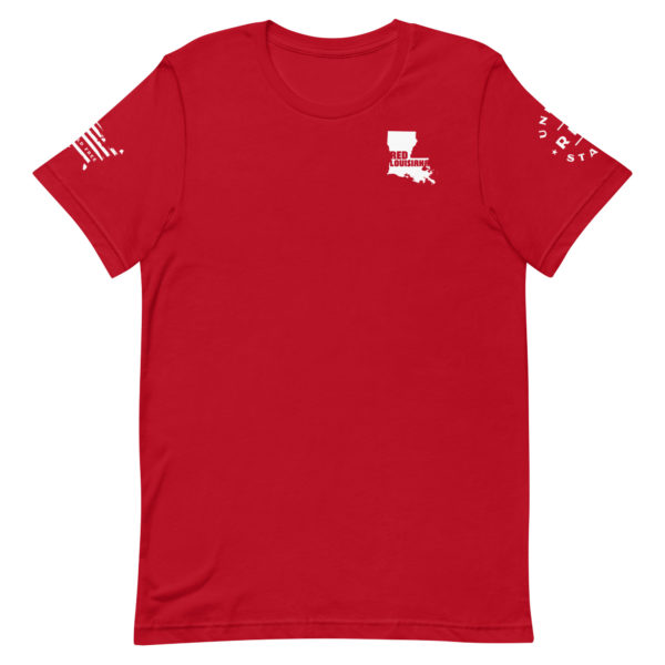 Unisex Staple T Shirt Red Red Louisiana