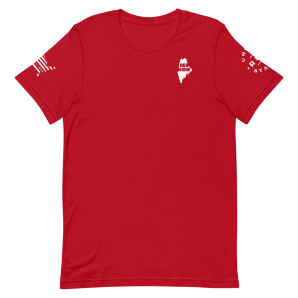 Unisex Staple T Shirt Red Red Maine