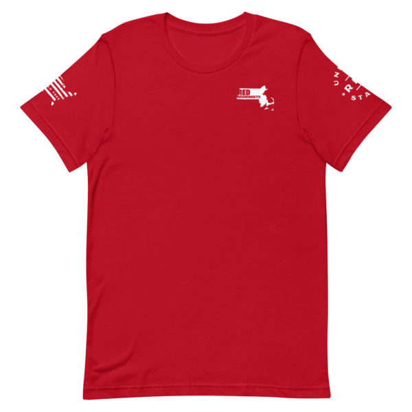 Unisex Staple T Shirt Red Red Massachusetts