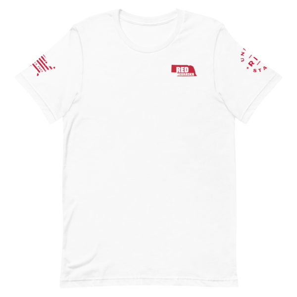 Unisex Staple T Shirt White Red Nebraska