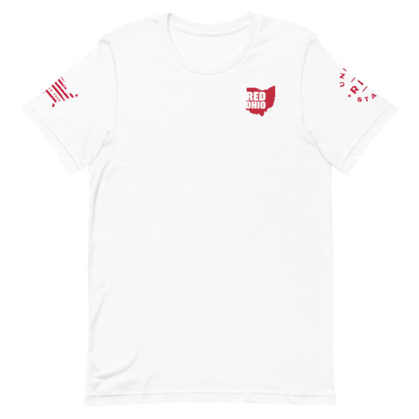 Unisex Staple T Shirt White Red Ohio