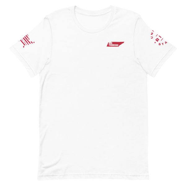 Unisex Staple T Shirt White Red Tennessee