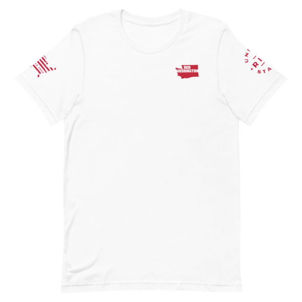 Unisex Staple T Shirt White Red Washington