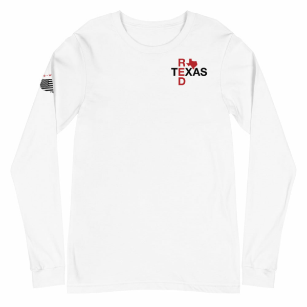 Red State Texas Light Color Choices Long Sleeve T-Shirt